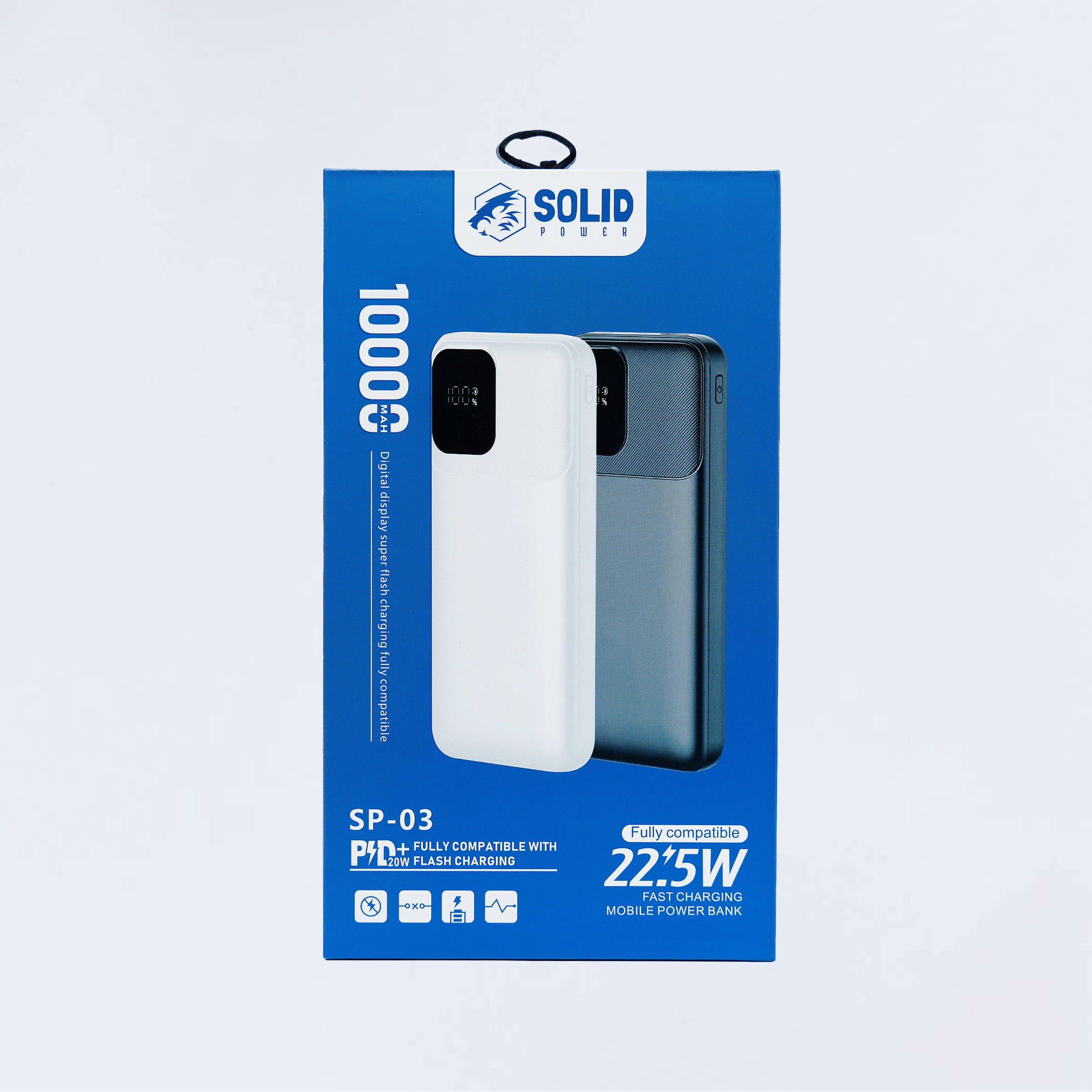 SOLID POWER 10,000mAh (Super Fast Charging + PD) Powerbank (SP-03)