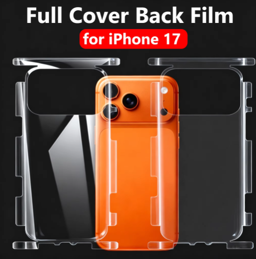 Back Films for IPhone 17 Pro Max 17Air 17Pro Side Frame+Back Protective Stickers Border Hydrogel Film