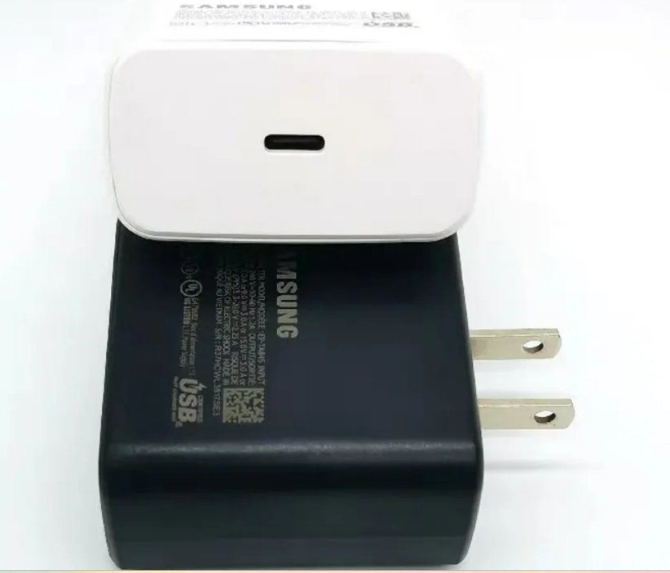 SAMSUNG 45W Wall Charger Power Adapter with Cable Included, Super Fast Charging for Galaxy Phones, Tablets and USB Type C Devices, Low Standby Power Consumption, EP-T4511XBEGUS, Bl