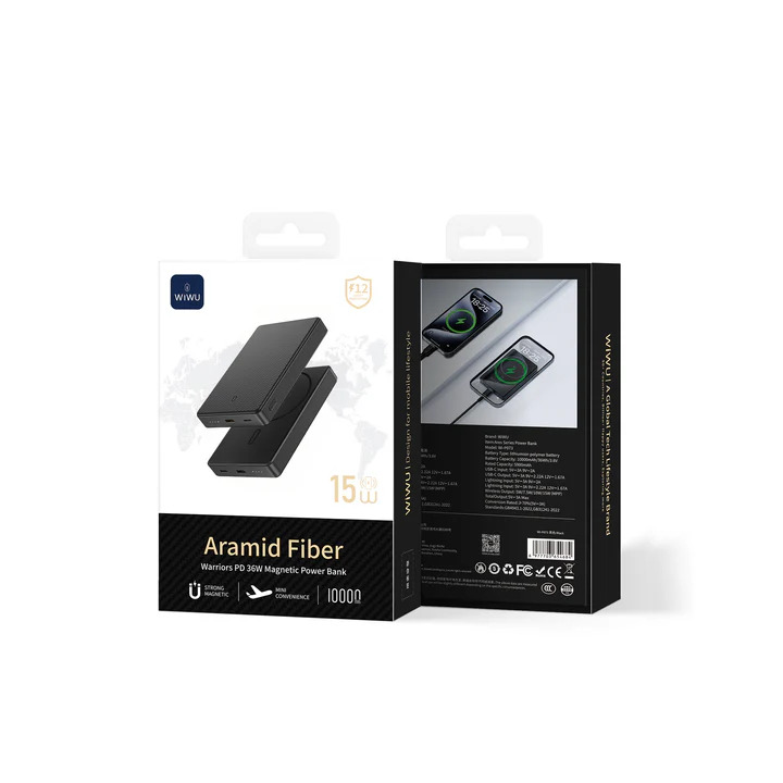 WiWU Warriors PD 20W Magnetic Power Bank Wi-P073 10000mAh