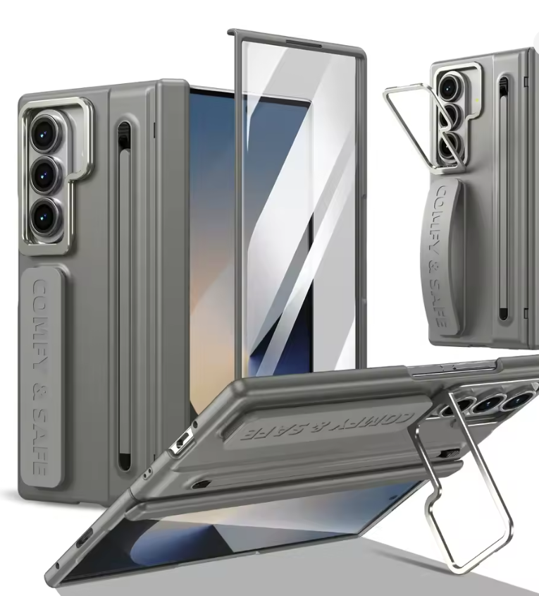 Z Fold 8 Ultra Luxury Screen Protector Phone Case Shockproof S Pen Slot Cover