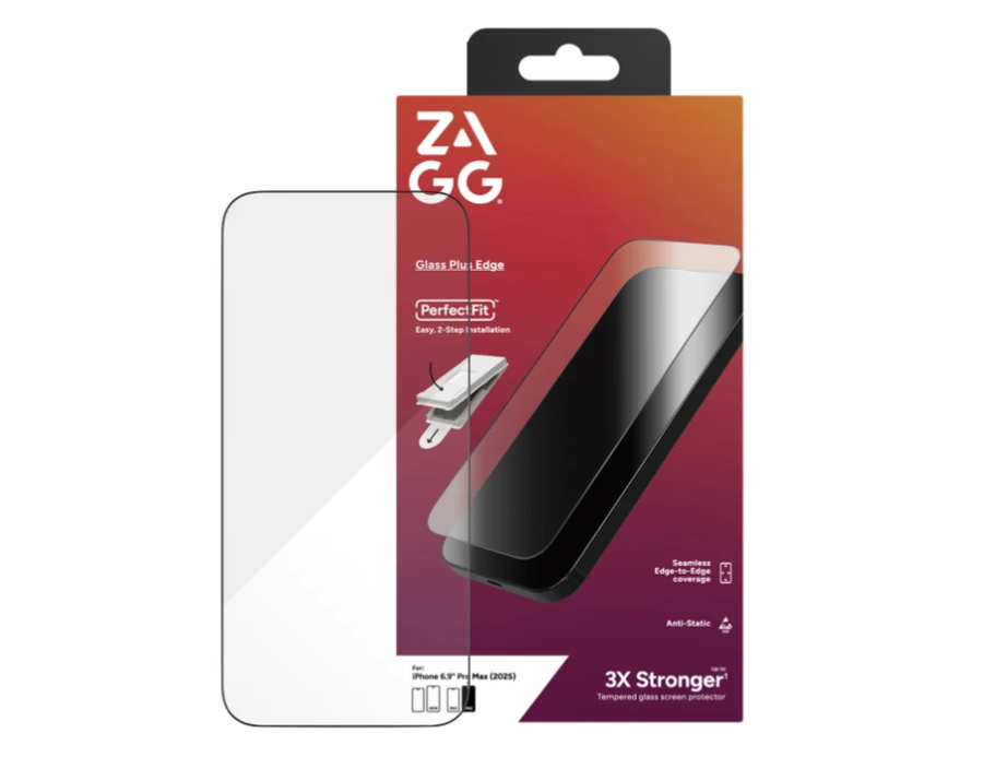 iPhone 17 Pro Max 18 Pro Max Zagg Glass Plus Edge